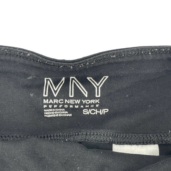 Marc New York Performance Women's Black Cuffed Rolled Leggings Size Small S - Picture 8 of 10